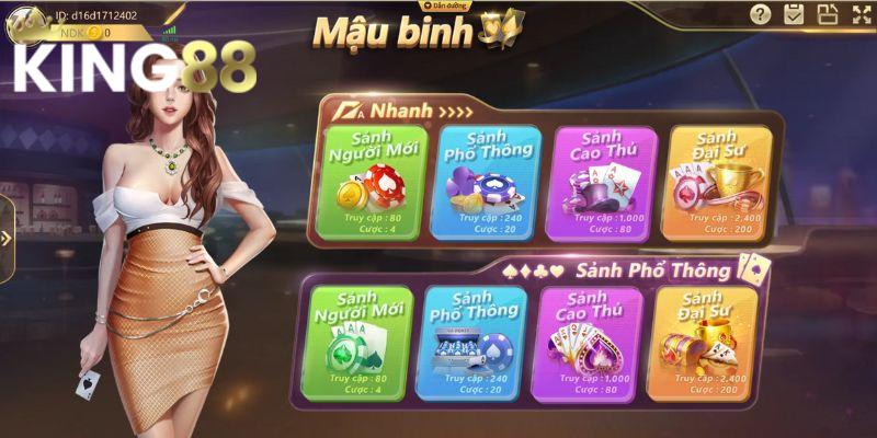 Game bài mậu binh phiên bản điện tử hấp dẫn