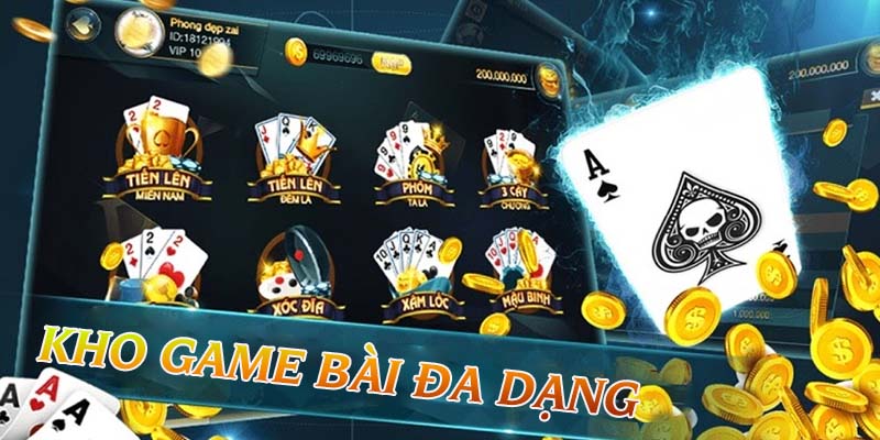 Đa dạng thể loại game đổi thưởng khủng